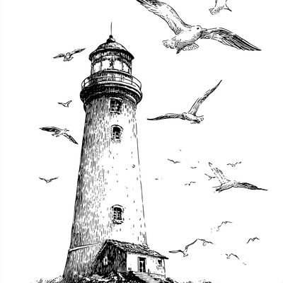 Lighthouse Sketch