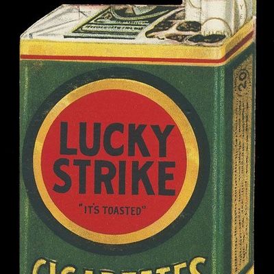 Vintage Lucky Strike Cigarette Pack