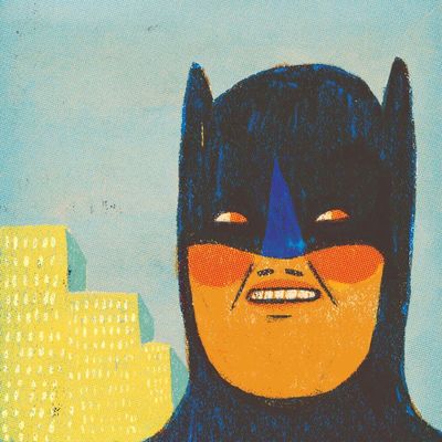Batman with Orange Glasses