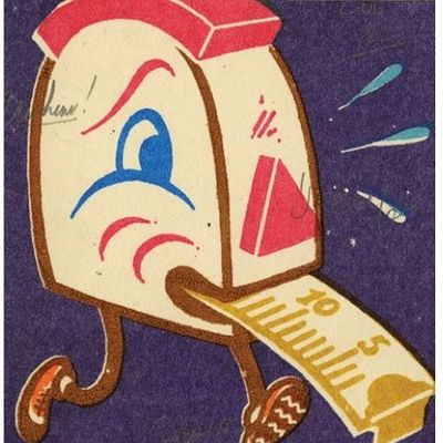 Cartoon Character Eating Pizza