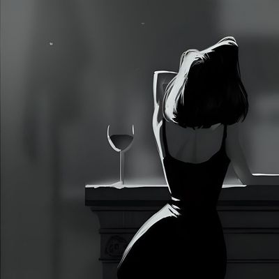 Silhouette of a woman