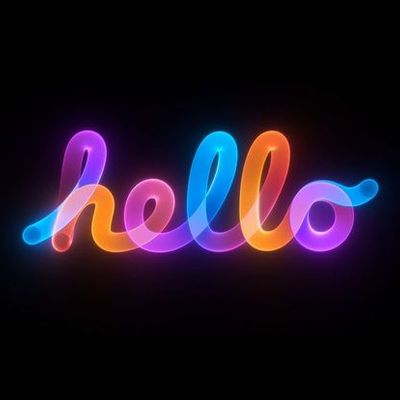 Neon 'hello' Sign