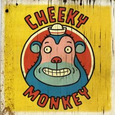 Cheeky Monkey cheeky monkey sailor hat retro whimsical