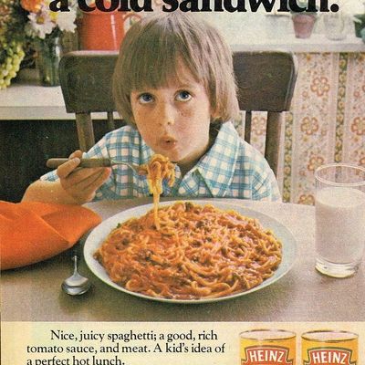 Child Eating Spaghetti