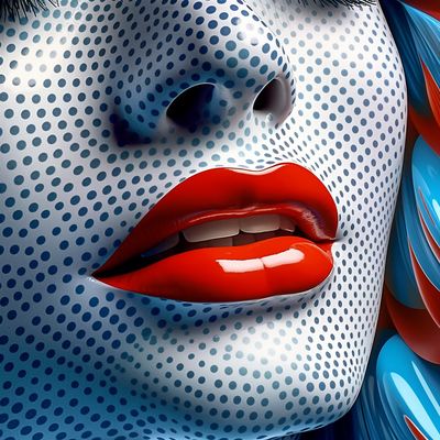 Pop Art Face