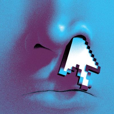 Pixelated Cursor Nose
