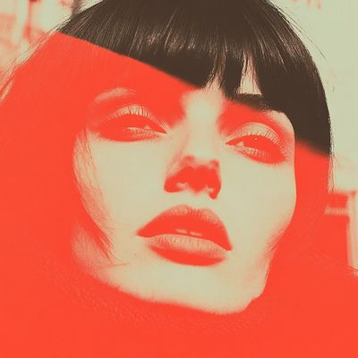 Red Overlay Portrait