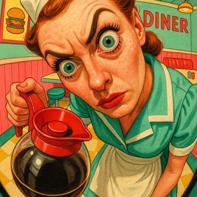 Vintage Diner Waitress