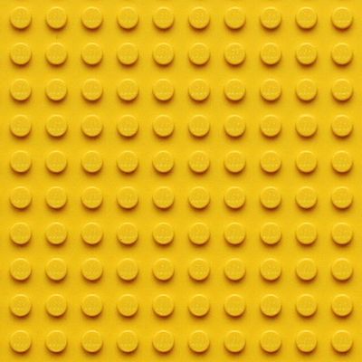 Yellow LEGO Plate