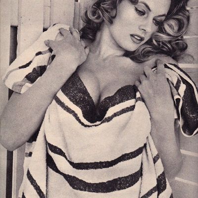 Vintage Striped Bathrobe