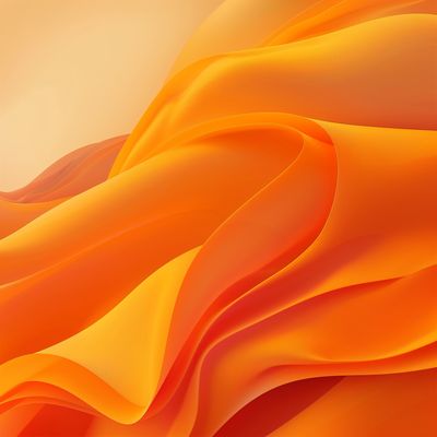 Flowing Silk in Warm Colors