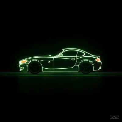 Neon BMW Z2 Silhouette