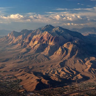 Desert Mountains at Sunset