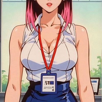 anime character with large breasts