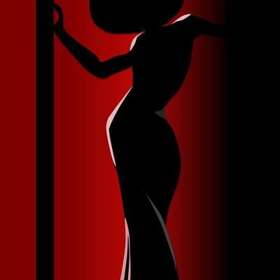 Silhouette Pole Dancer