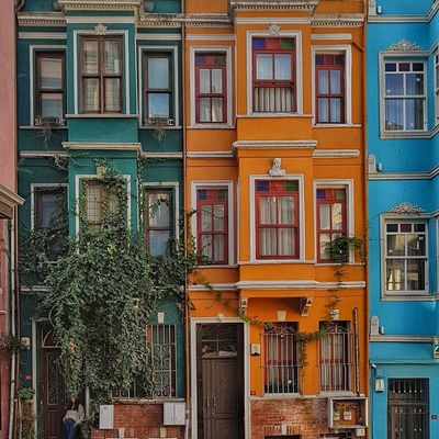 Colorful Facades of Istanbul