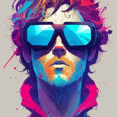 Colorful Abstract Portrait
