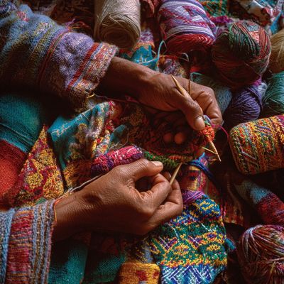 Knitting Hands