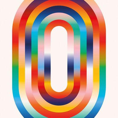 Rainbow Striped O