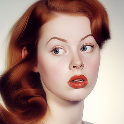 Vintage-Inspired Pin-Up Girl
