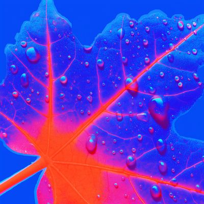 Rain-kissed Maple Leaf