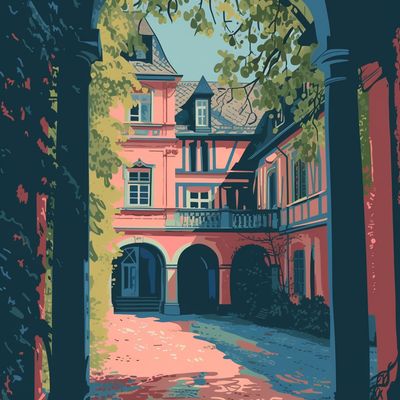 Pastel Fairytale Castle