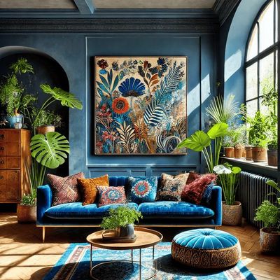 Boho-Inspired Living Room