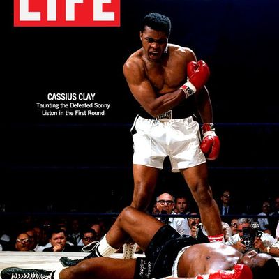 Muhammad Ali taunting Sonny Liston