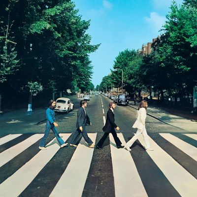 The Beatles Crossing Abbey Road