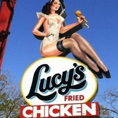 Lucy's Fried Chicken Sign