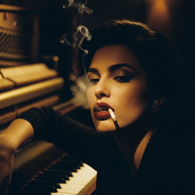 Smoking Piano Player