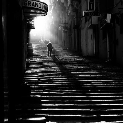 Sunlit Staircase