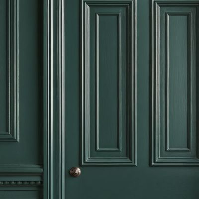 Elegant Dark Green Door