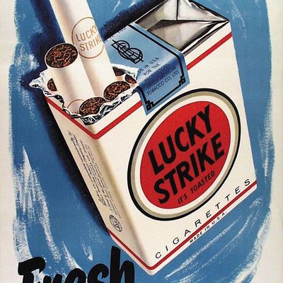 Lucky Strike Cigarettes Vintage Ad