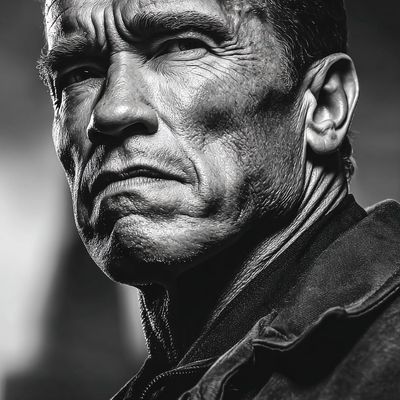 Close-up of a rugged face