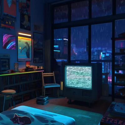 Cyberpunk Bedroom
