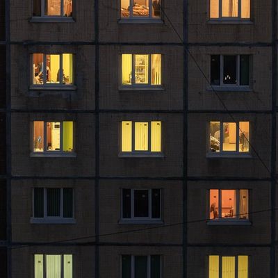 Apartment Building Windows