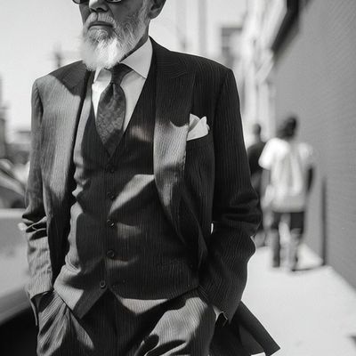Elegant Gentleman in Formal Wear