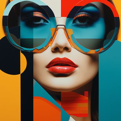 Abstract Fashion Portrait