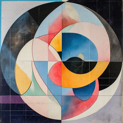 Abstract Composition with Circles