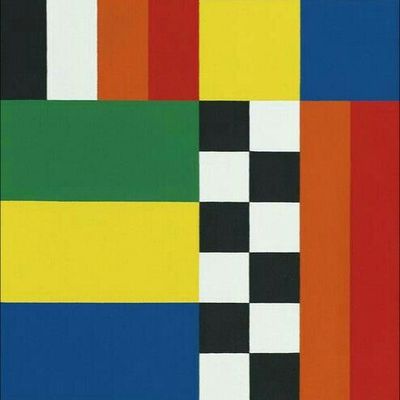 Abstract Color Block Composition