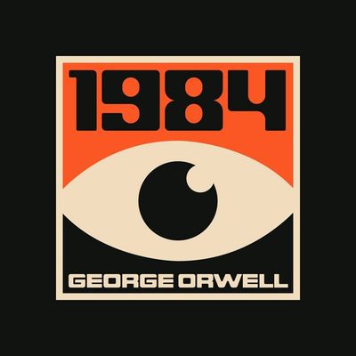 1984 by George Orwell 1984 george_orwell book_cover eye_symbol surveillance