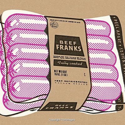 Beef Franks Vacuum Pack