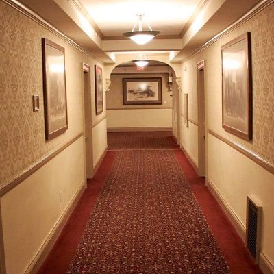 Elegant Hotel Corridor