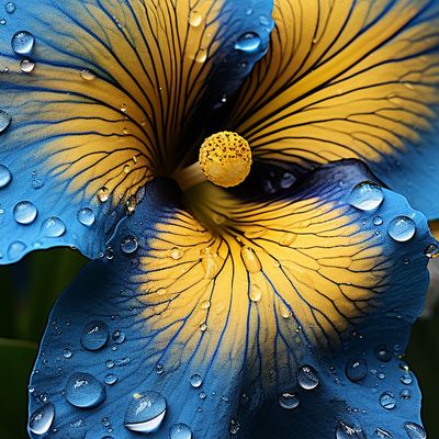 Rain-kissed Iris