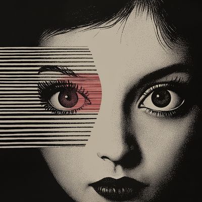 Abstract Striped Eye