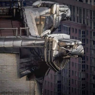 Gargoyles on Gothic Building