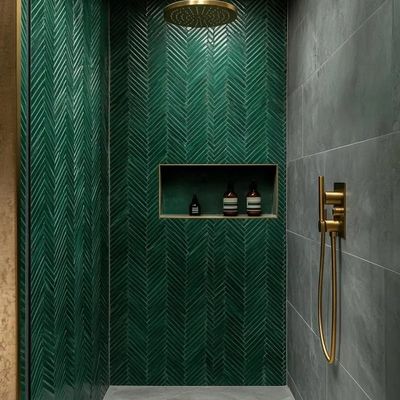 Modern Emerald Shower