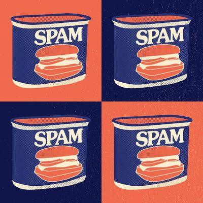 Spam Sandwich Pop Art