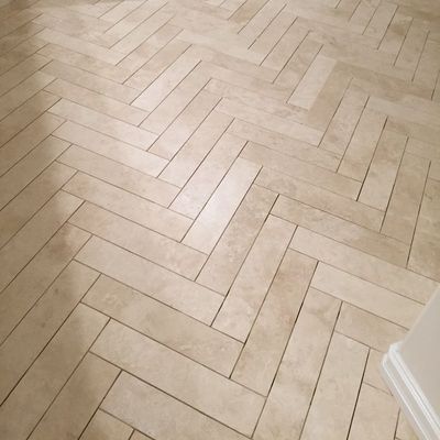 Herringbone Tile Flooring